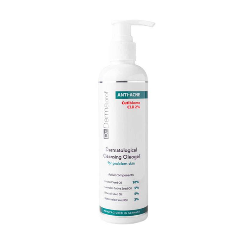 Дерматологічний очищувальний олеогель для обличчя pHarmika Dr Dermaprof Dermatological Cleansing Oleogel для проблемної шкіри, 250 мл